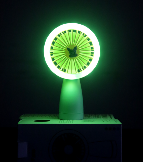 Mini Pocket Rechargeable Fan with Light