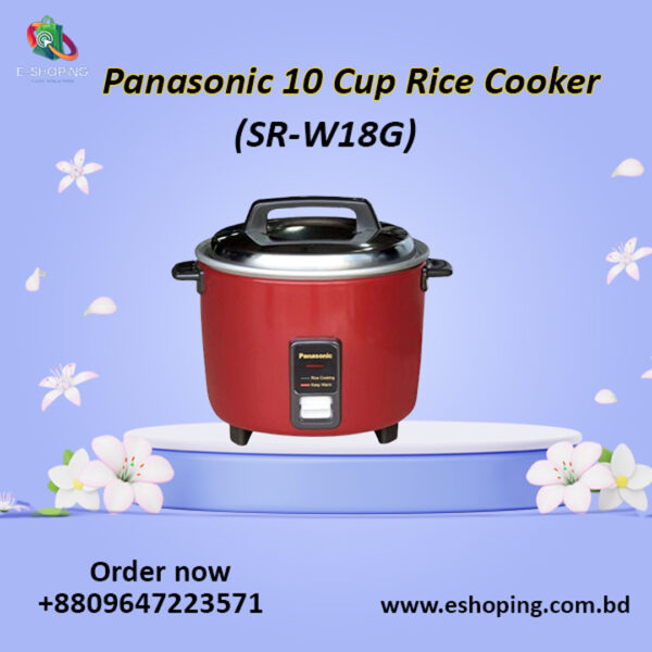 panasonic 10 cup rice cooker sr w18g 221